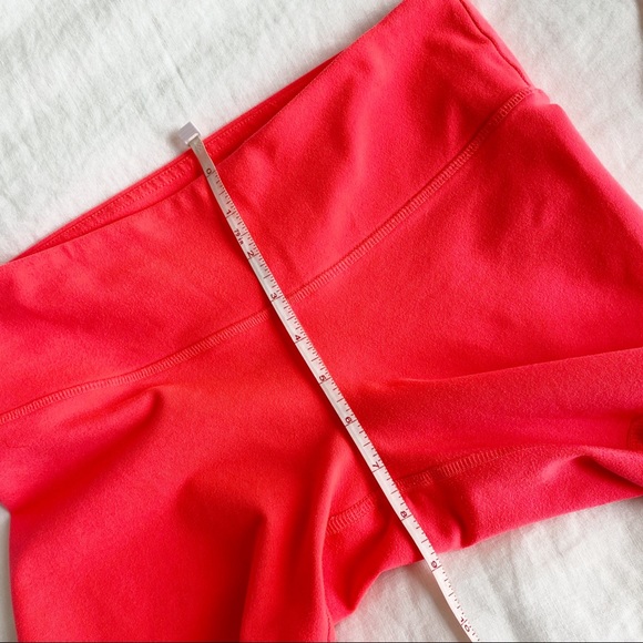 Alo Yoga Mesh Goddess Legging Neon Azalea Size Medium Dance Pilate - Picture 6 of 16